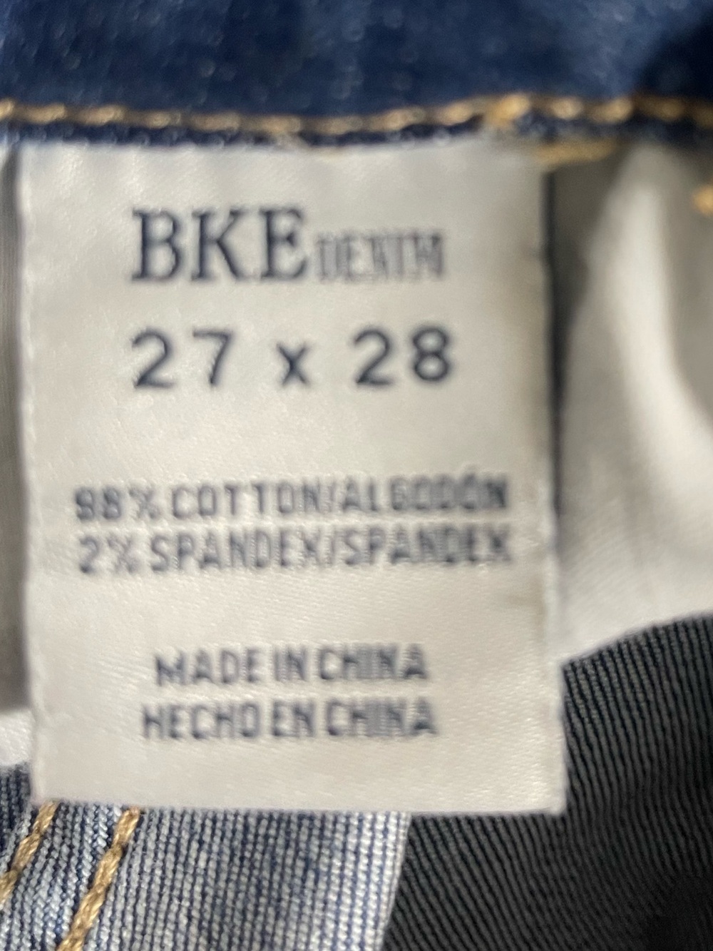 BKE Billie Women’s Light Blue Slim Fit High Rise Distressed Cropped Jeans 27X28 - Picture 8 of 9